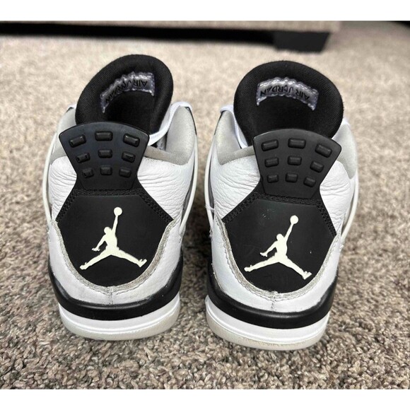 Nike Air Jordan 4 Military Black Size 4 Youth (Size 5.5 Women's) - Picture 4 of 8